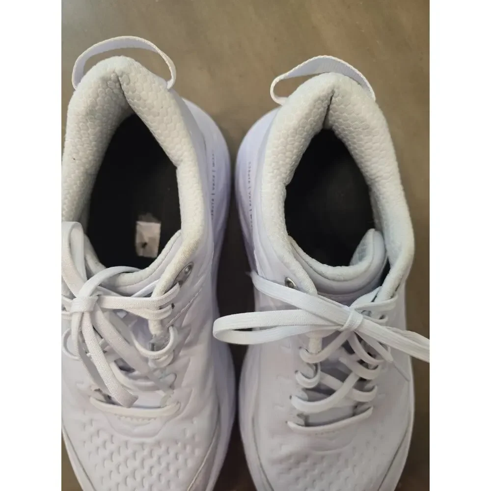 Size 9.5- Hoka One Womens HOKA Bondi SR White W